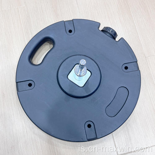 Ryðfríu stáli úti fána stöng og grunn